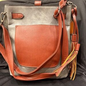 Madison Maison de Beauté Marseille Two-Tone Bucket Crossbody Bag